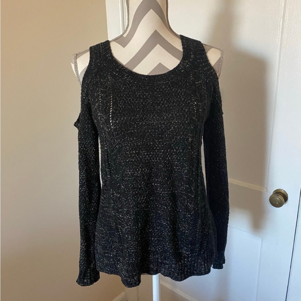 Charming Charlie Cold Shoulder Sweater